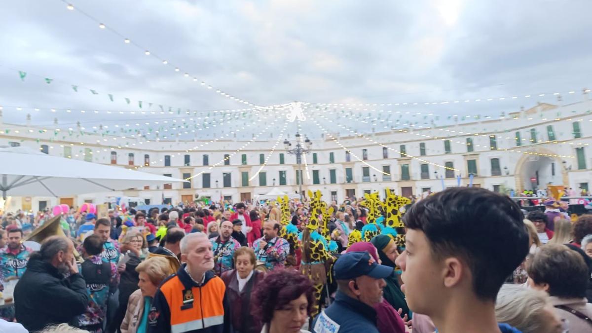Ambiente de carnaval en Aguilar.