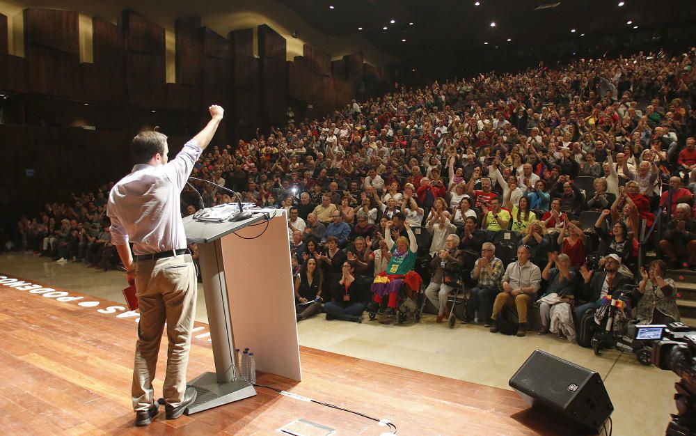 Acto de Unidas Podemos en el Palacio de Ferias de Málaga