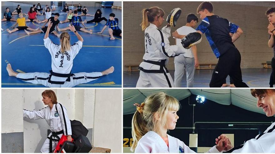 Esther Altabás, la nómada del taekwondo que combate a la España vaciada en la comarca de Els Ports