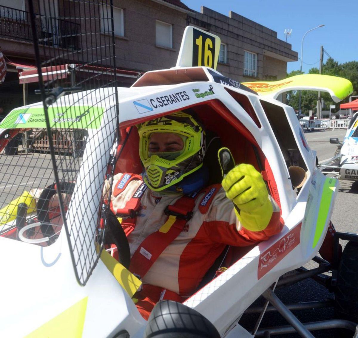 Cristóbal Serantes terminó tercero en carcross. | // NOÉ PARGA