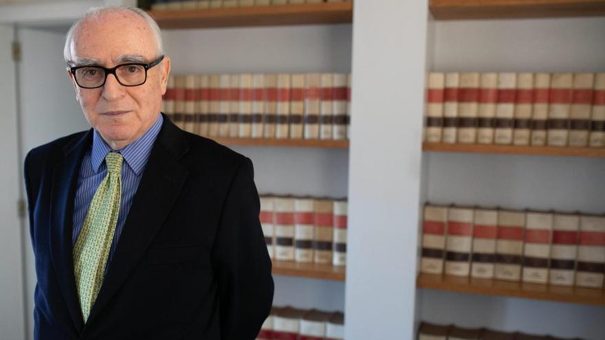 Antonio Esteban en 2019, cuando tomó posesión como presidente del Consejo Valenciano de Colegios de Abogados