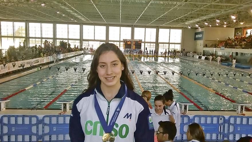 Alexia Arredondo, del Santa Olaya, campeona de España infantil