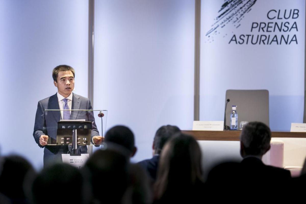 Foro "China, una oportunidad para Occidente" en el Club Prensa Asturiana de LA NUEVA ESPAÑA