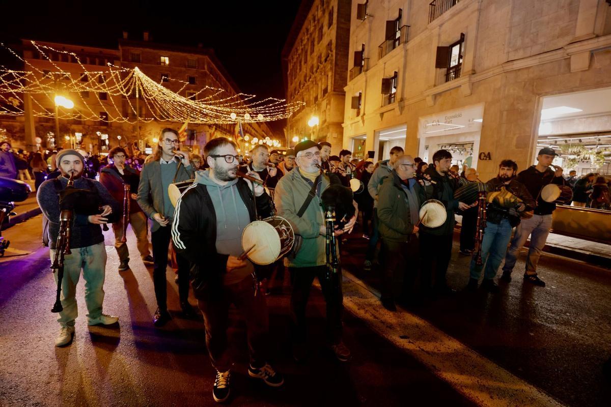 Así ha sido la manifestación reivindicativa por la Diada del 31D.