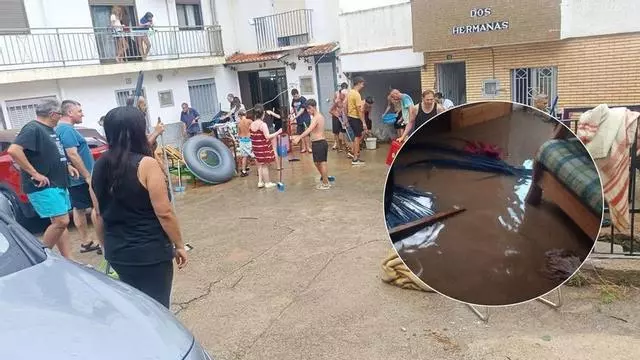 Así ha sido la rápida crecida del río Palancia a su paso por Bejís