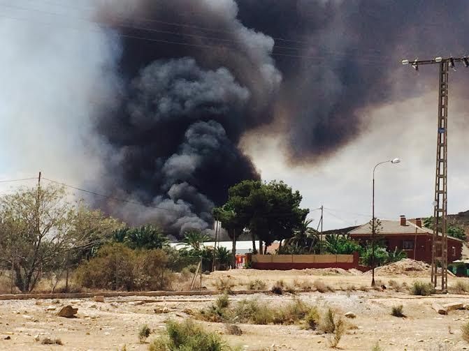 Incendio en Totana