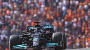 Hamilton, a l’‘infern’ taronja de Zandvoort