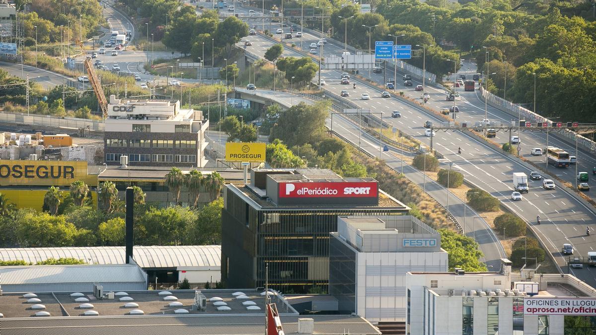 Vista de la nueva sede de El Periódico y SPORT