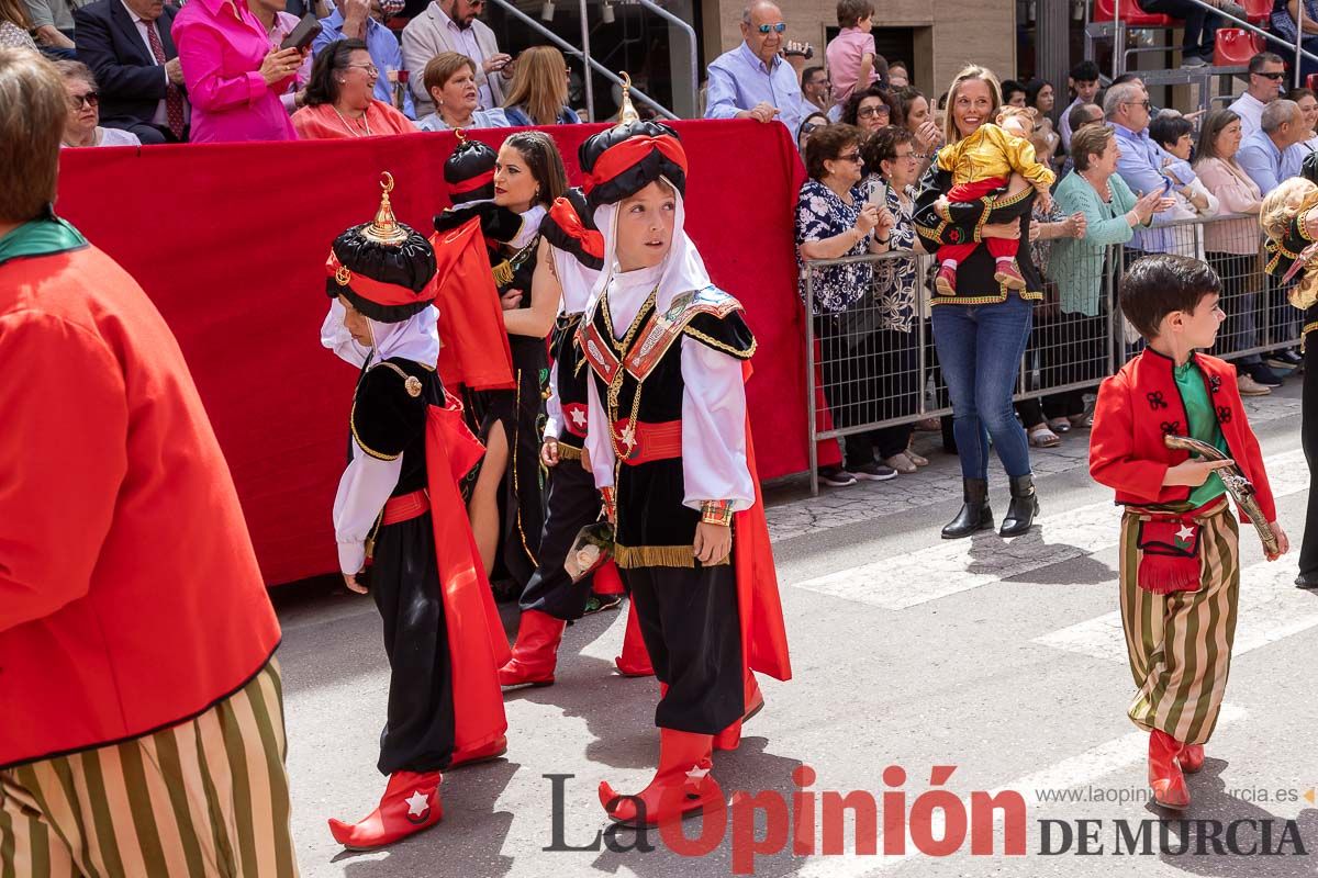 Desfile infantil del Bando Moro en las Fiestas de Caravaca