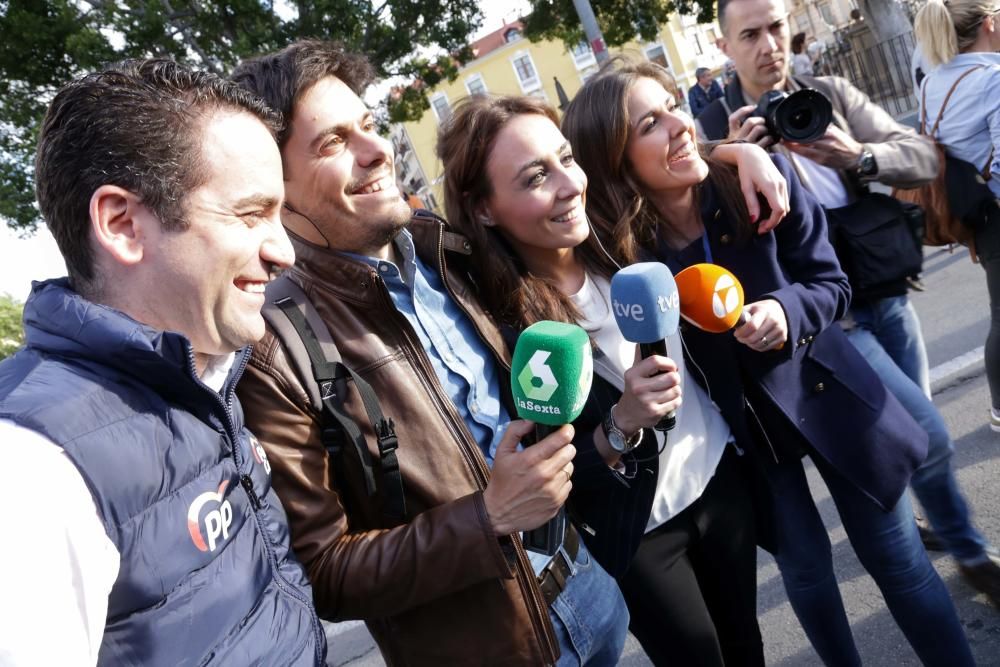 Pablo Casado visita Murcia un día antes del cierre de campaña