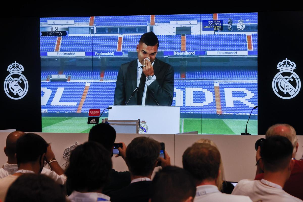 Casemiro, muy emocionado en su despedida: “Algún día volveré”