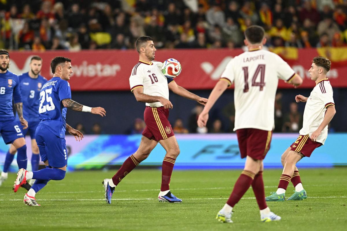Amistoso: España - Serbia, en imágenes.