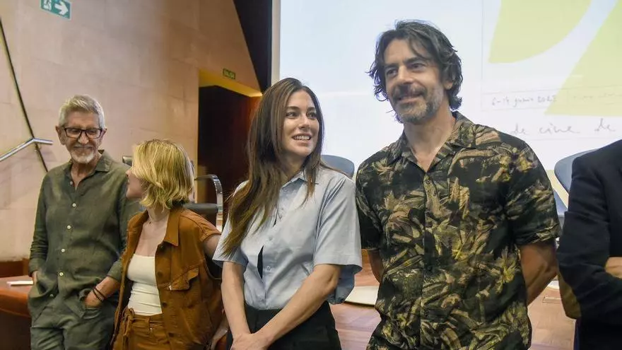 Blanca Suárez y Eduardo Noriega presentan en Huesca el tráiler de 'Parecido a un asesinato': "Estar hoy aquí es como cerrar un círculo"