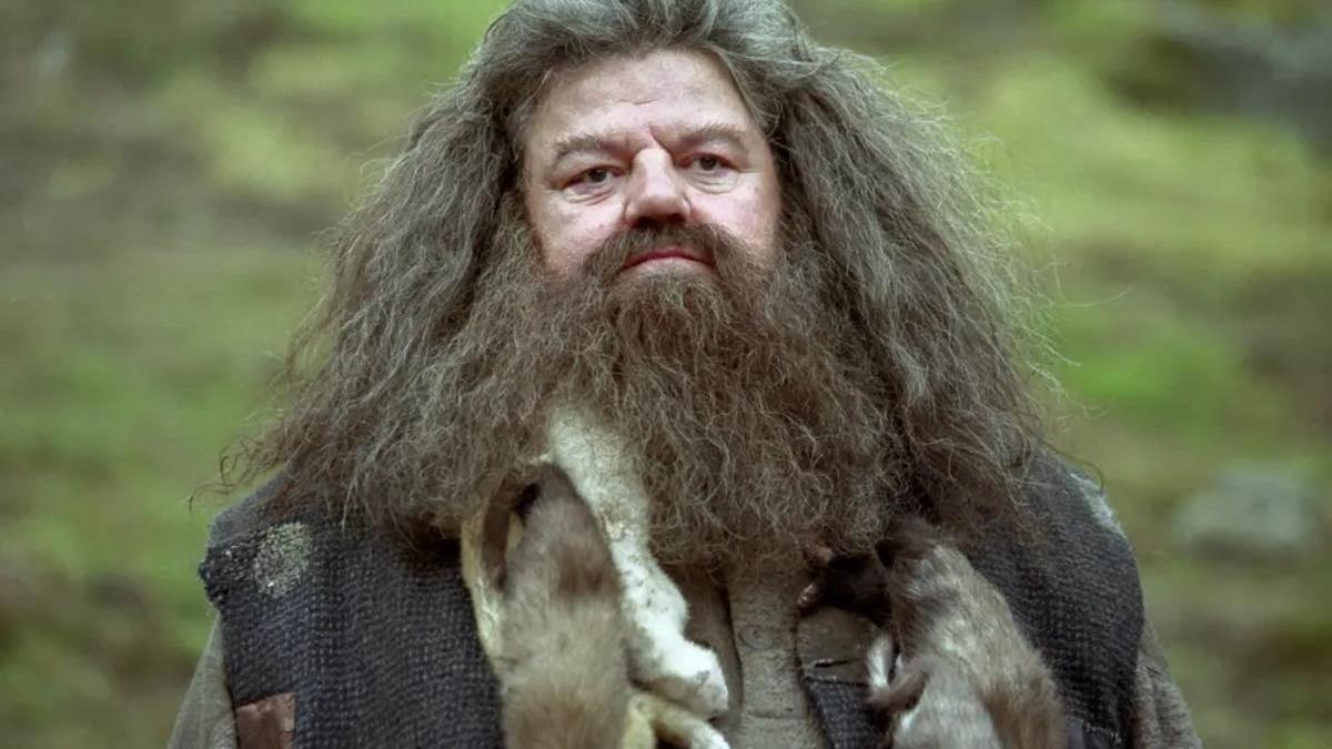 Robbie Coltrane encarna el personaje de Hagrid en las películas de Harry Potter