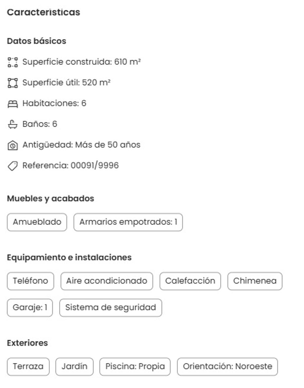 Características