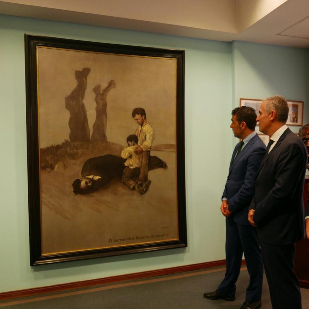 El cuadro se custodia en Buenos Aires.