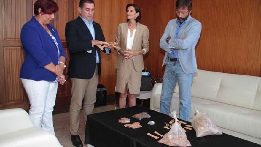 Lanzarote recupera restos arqueológicos del yacimiento de Zonzamas
