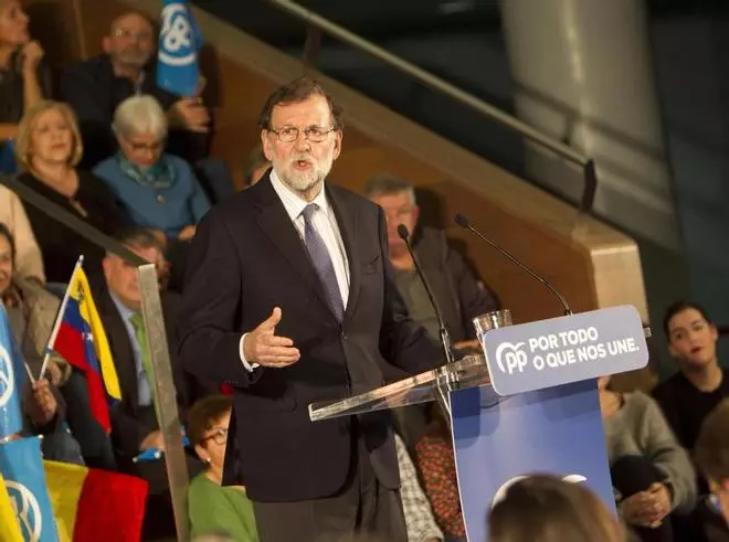 Elecciones generales 10N | Rajoy 'mitinea' en Vigo