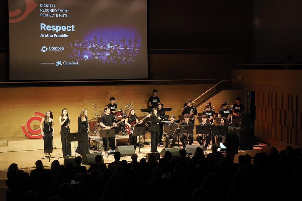 Lliurament dels Premis Implus Cambra a l’Auditori de Girona.