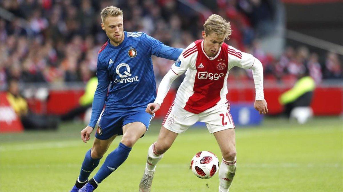 Frenkie de Jong es uno de los pilares del Ajax