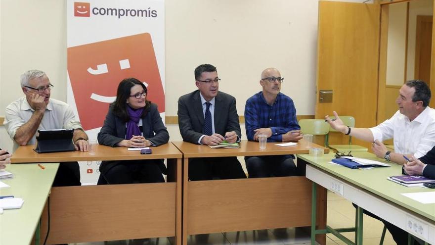 Oltra, Morera y Ribó intentarán mejorar la estructura interna de Compromís