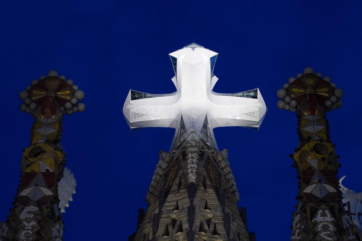 Barcelona. Sagrada familia, en al misa solemne realzada por el papa León XIV.  10 de junio de 2026. Sociedad. AUTOR: ZOWY VOETEN