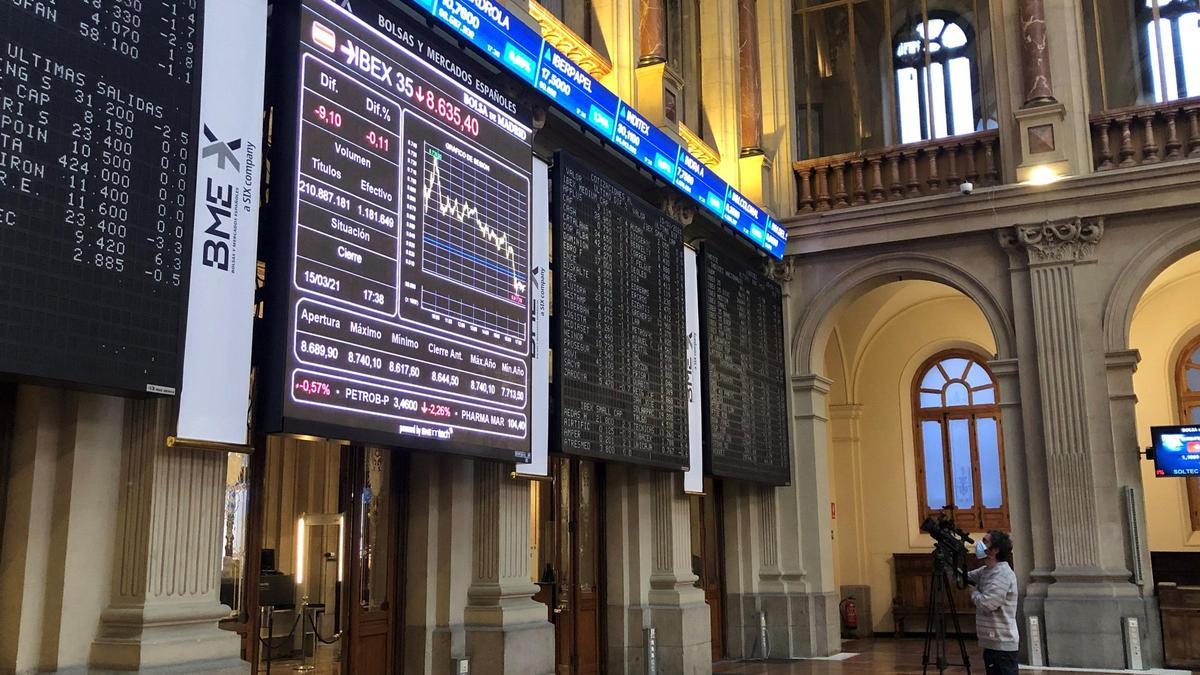 Imagen de la Bolsa de Madrid