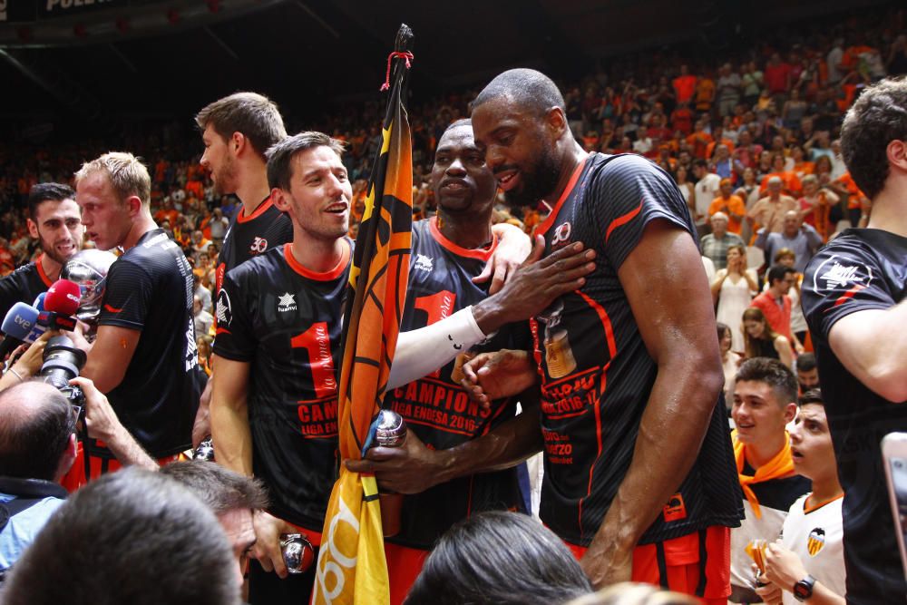 Así ha sido la celebración del Valencia Basket