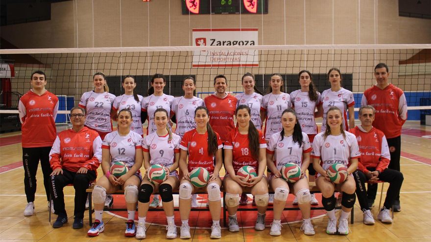 El Club Voleibol Zaragoza se convierte en el primer equipo aragonés en Superliga 2 en categoría femenina
