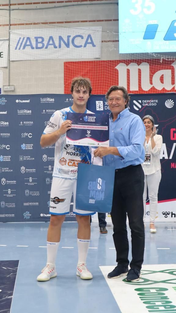 El jugador del Frigoríficos del Morrazo Brais González fue el MVP de la final de la Supercopa de Galicia.