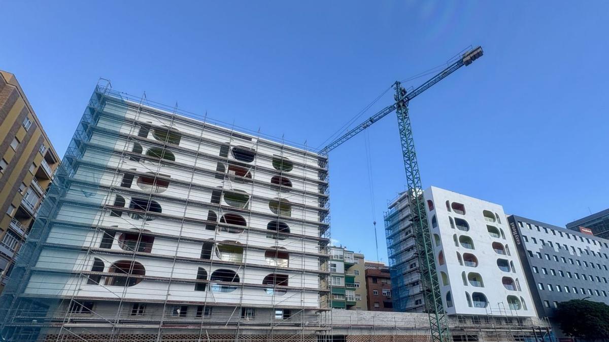 Las VPO de Garnica, aún en obras.