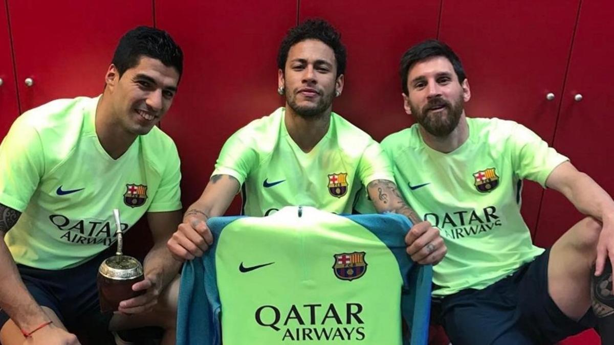 Suárez, Neymar y Messi el día después del Clásico con victoria azulgrana