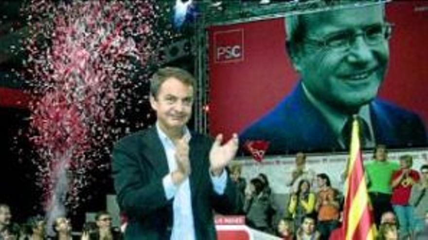 Zapatero sale en auxilio de Montilla con un duro ataque a CiU