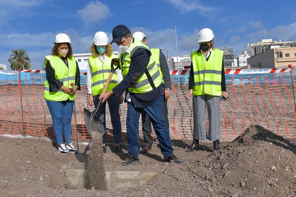 Construcción del último edificio del Área de Regeneración y Renovación Urbana (ARRU) de Tamaraceite