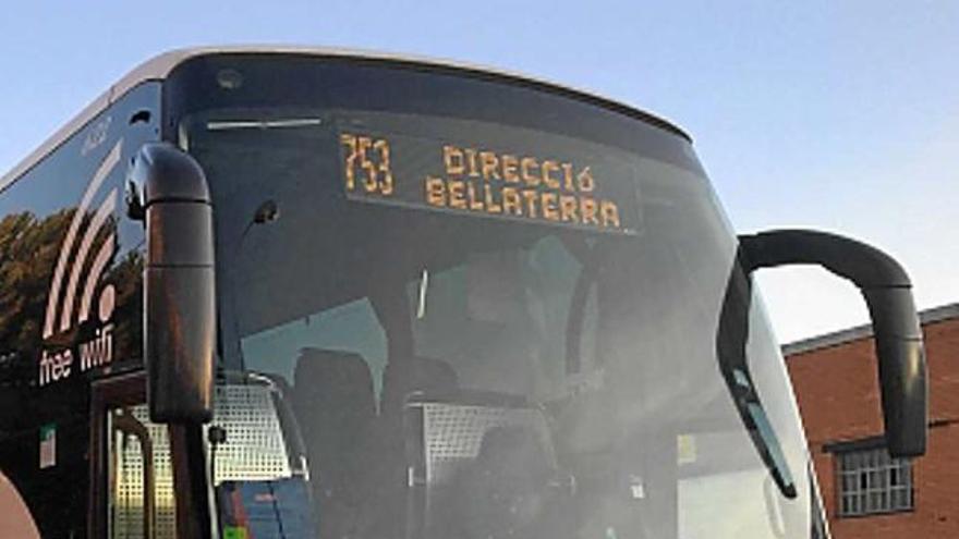 El bus que va a Bellaterra