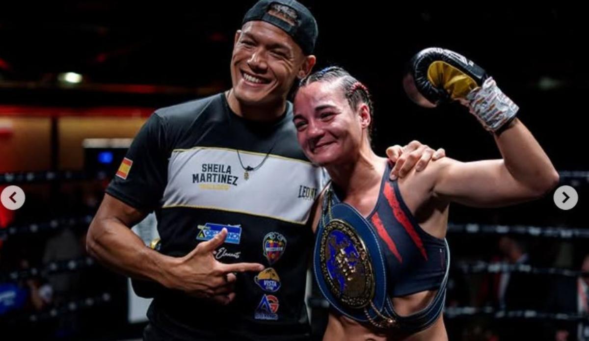 Sheila Martínez, tras conquistar el título