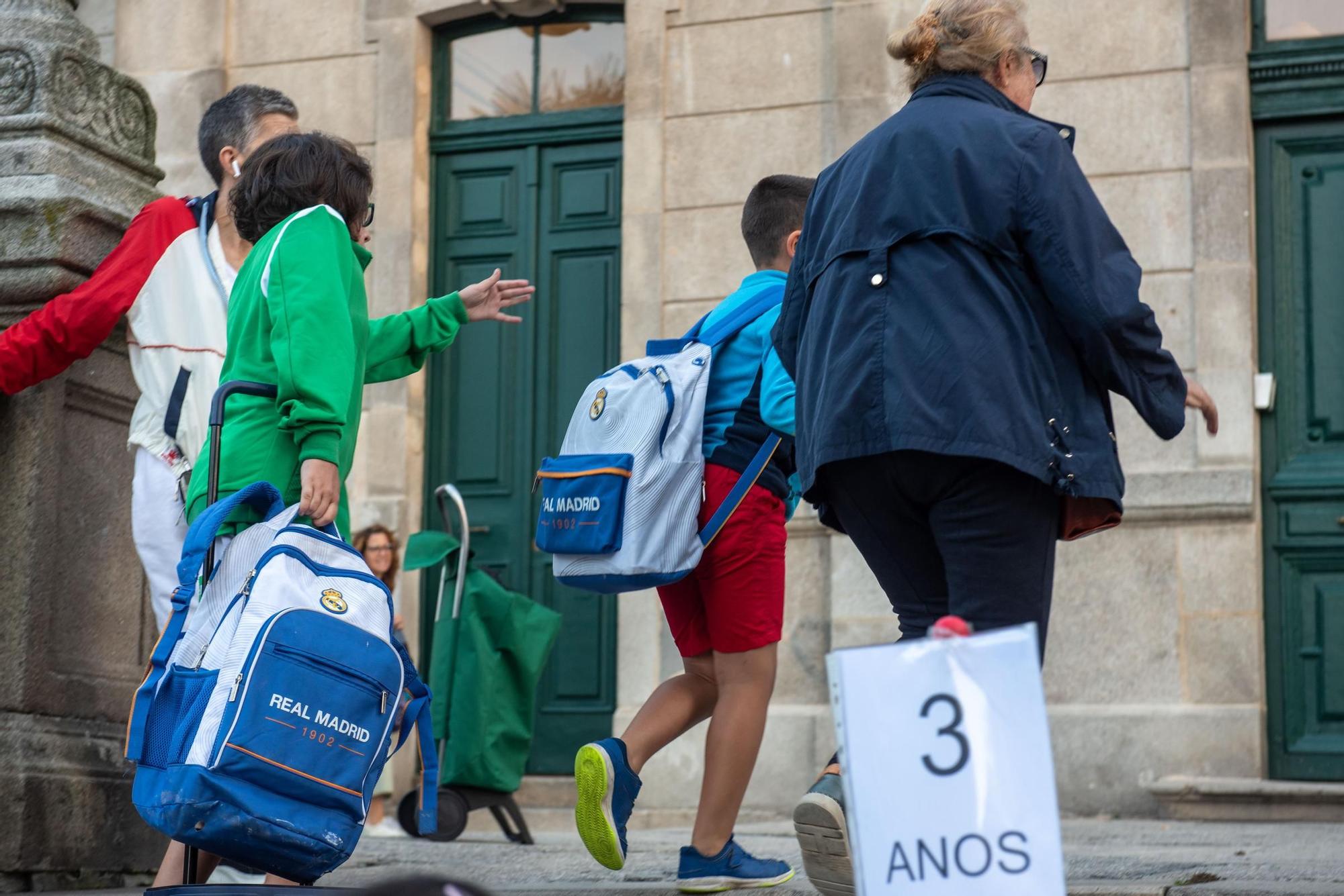Vuelta al cole en A Coruña: Primer día del curso 2023-2024