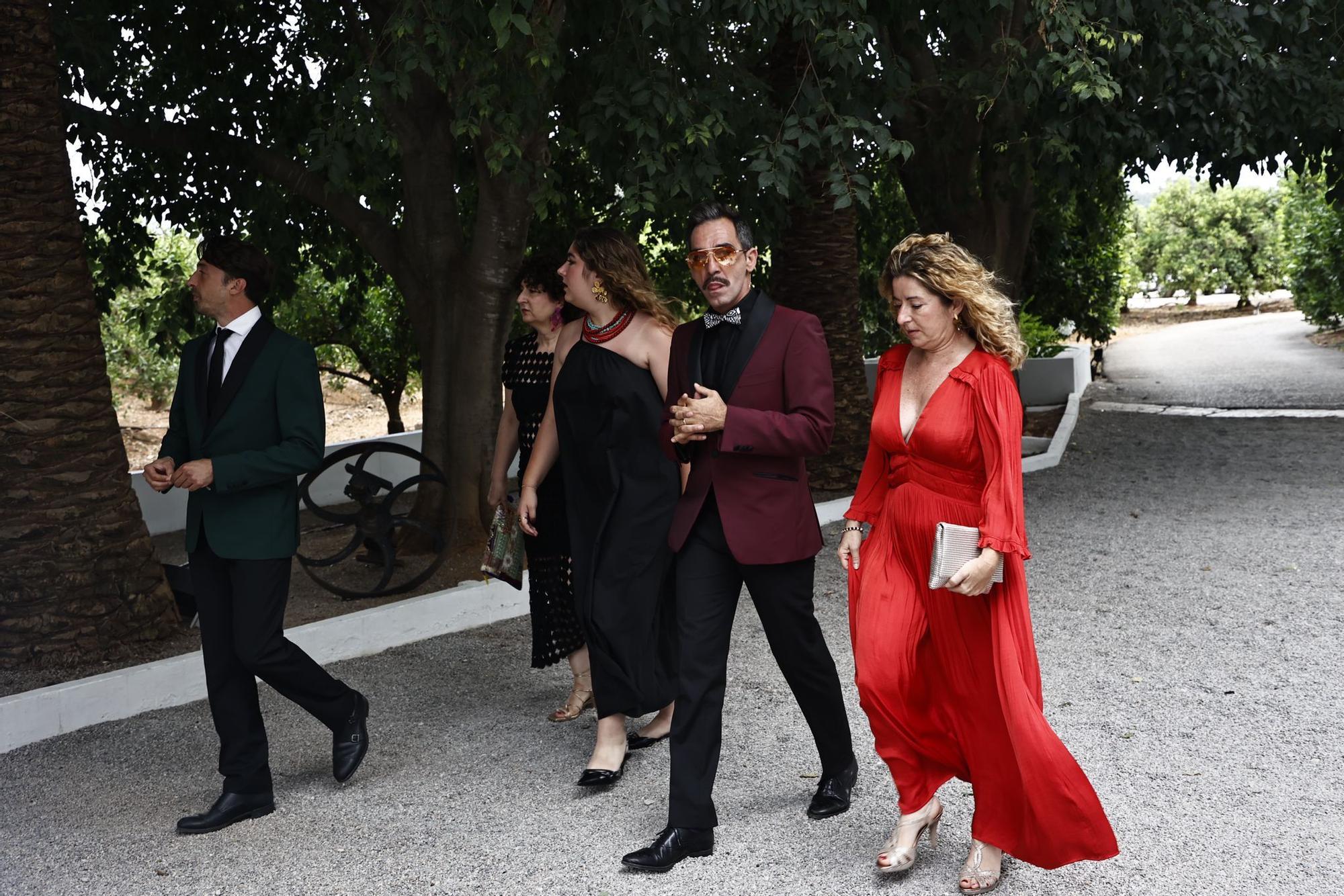 Boda de Nuria Llopis: la alfombra roja