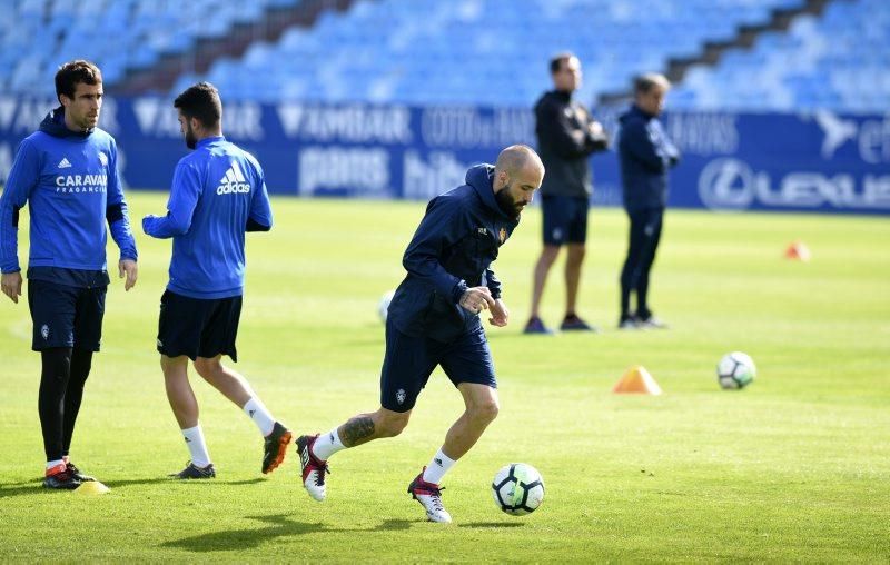 El Real Zaragoza se prepara para el 'derbi' de mañana