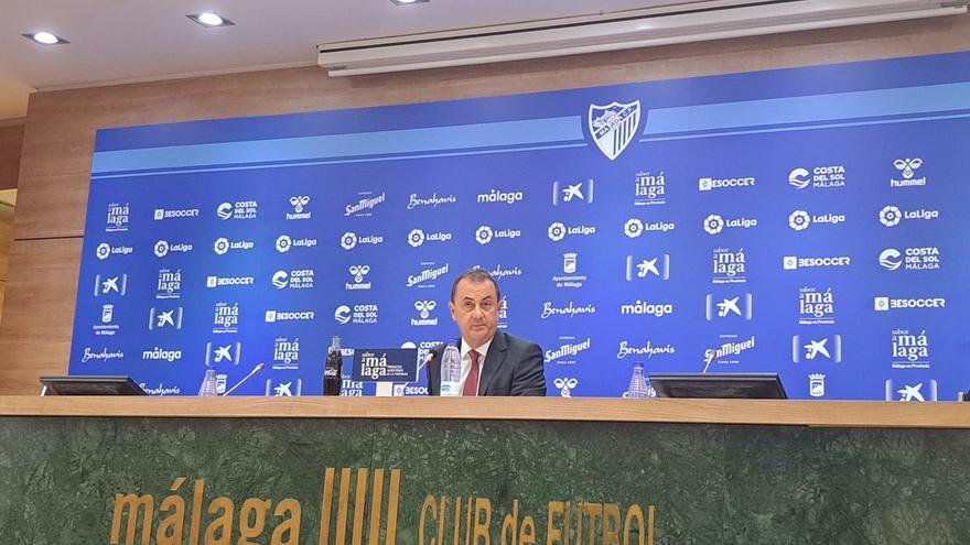 José María Muñoz: &quot;El Málaga CF funciona perfectamente&quot;