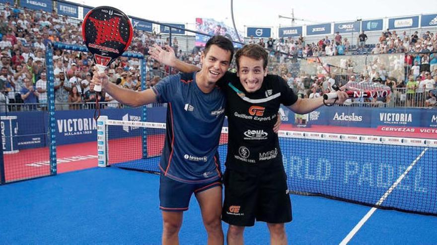 Jorge Nieto y Javier Rico Dasi celebran el pase a la final en Mijas