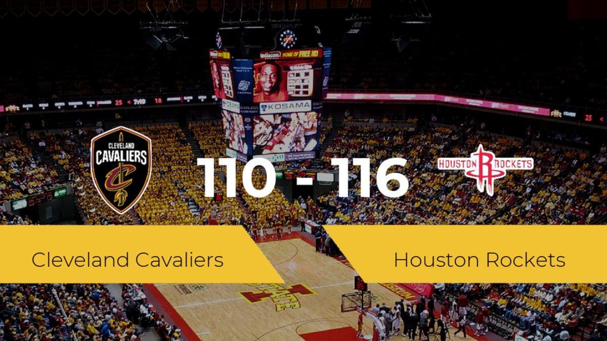 Houston Rockets se lleva la victoria frente a Cleveland Cavaliers por 110-116