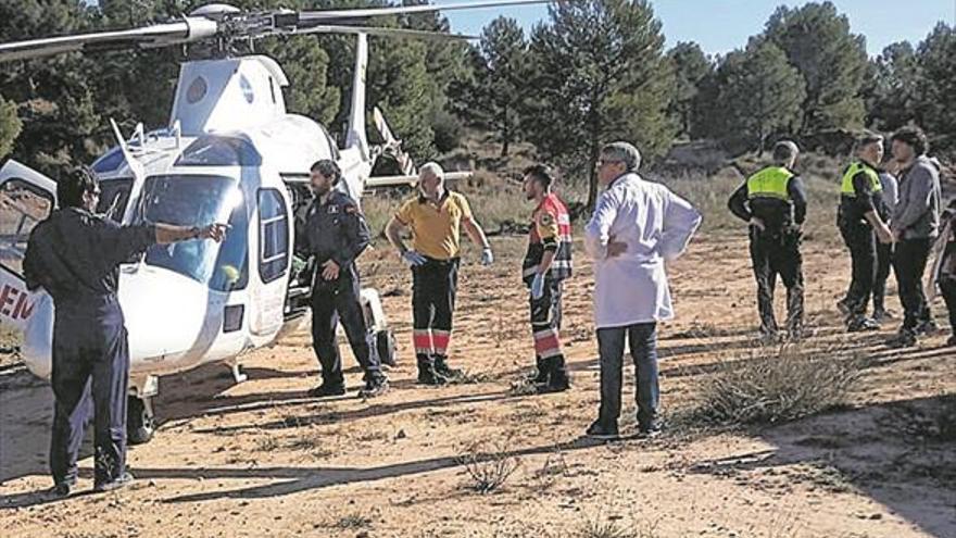 Un motorista de 60 años resulta herido en un circuito en l’Alcora