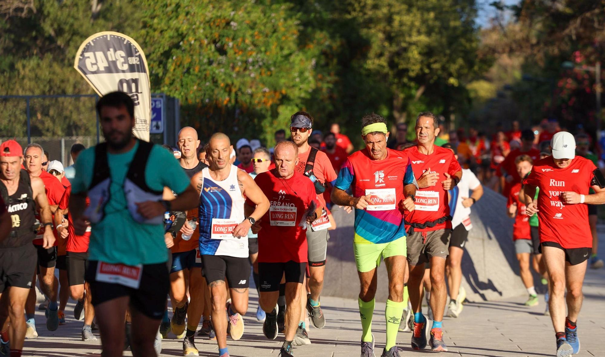 Entrenamiento long Run New Balance previo a la Maratón de Valencia