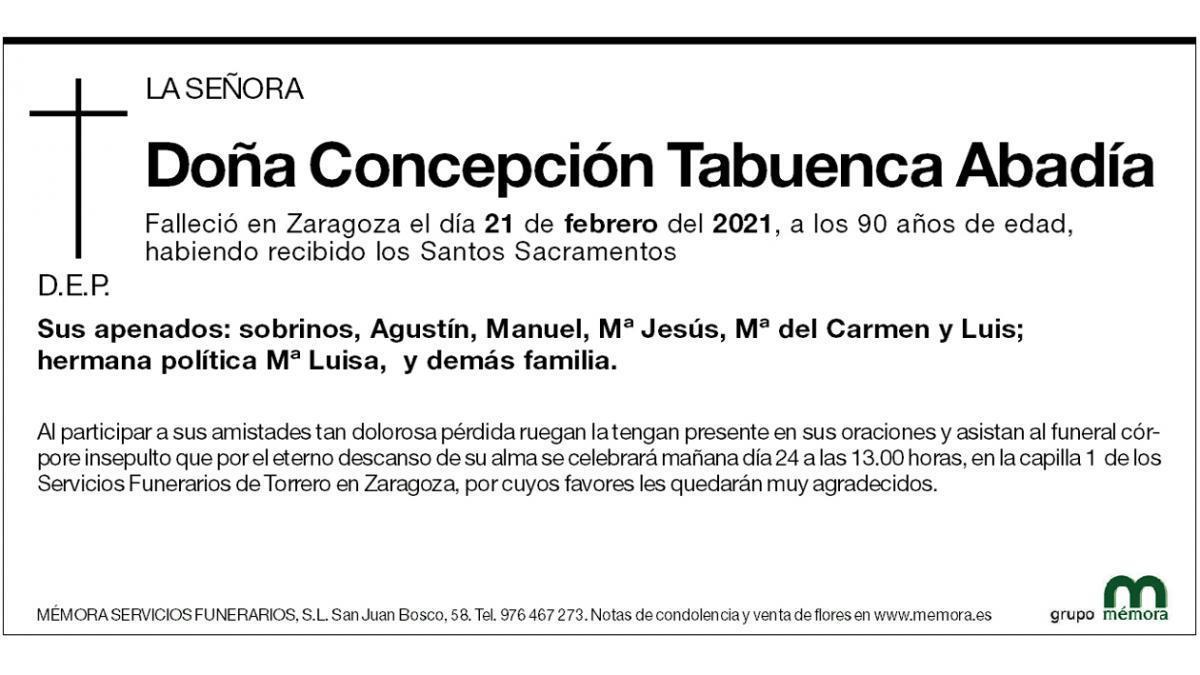 Concepción Tabuenca Abadía