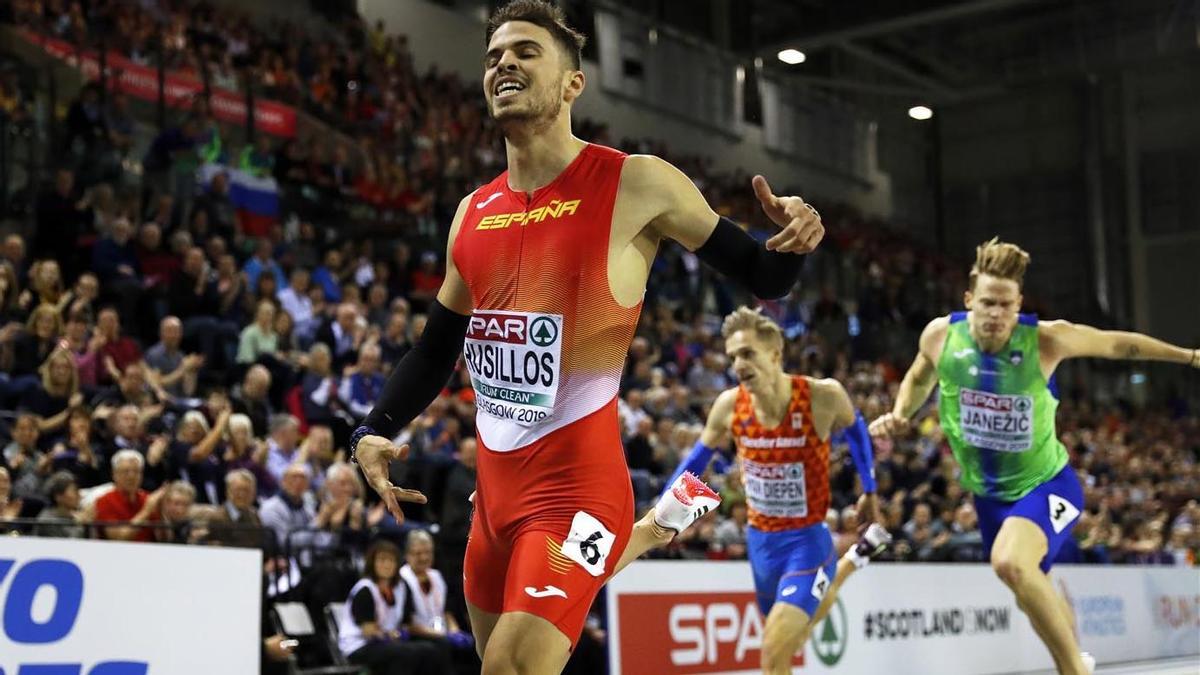 Óscar Husillos, vigente subcampeón europeo de 400 bajo techo