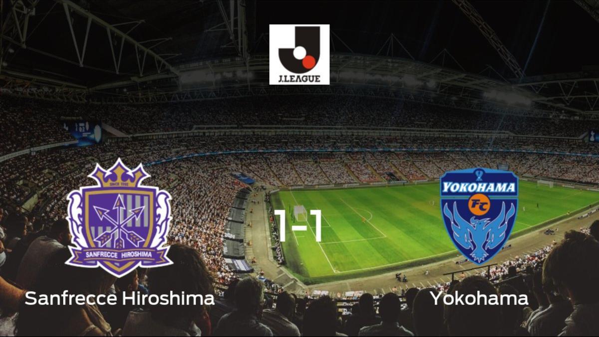 El Sanfrecce Hiroshima y el Yokohama empatan 1-1 y se reparten los puntos