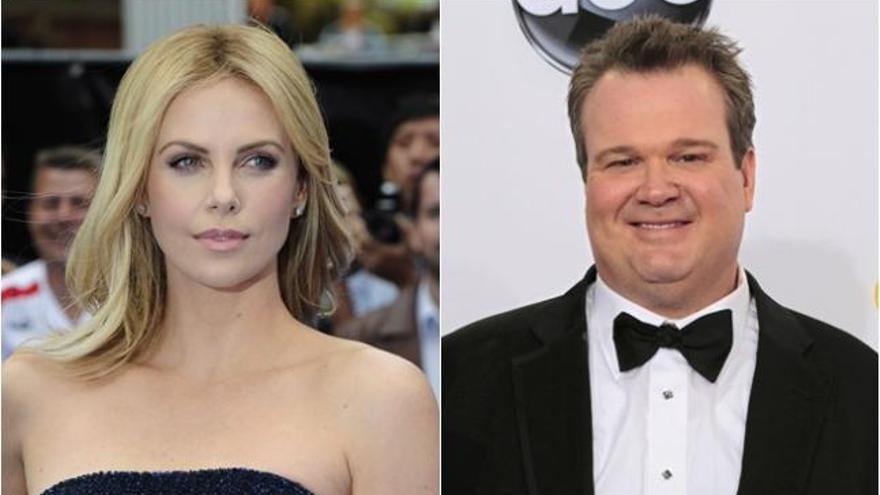 Charlize Theron y Eric Stonestreet.