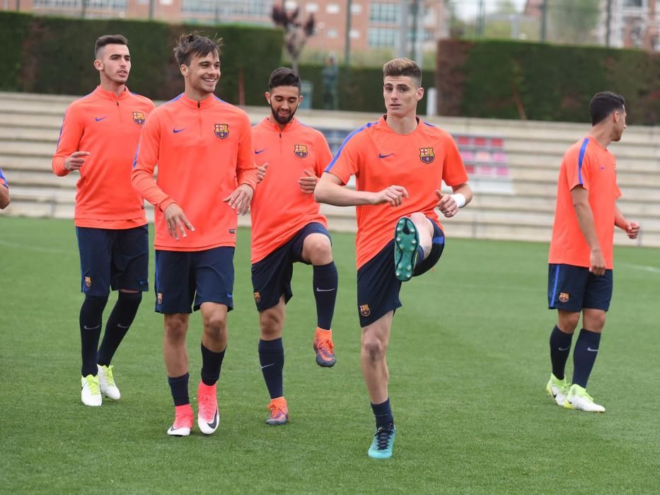 Entrenament del Barça juvenil