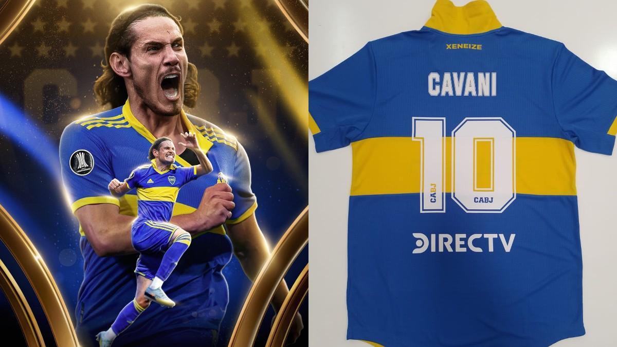 Cavani será el nuevo '10' de Boca Juniors